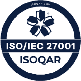 ISOQAR ISO/IEC 27001 registered logo